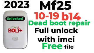 zong mf25 2019 unlock file  zong mf25 dead solution  zong mf25 b14 unlock file [upl. by Manvell]