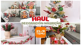 Haul Navideño de compras en TEMU HaulTemu DecoracionNavideña CrisanYTOficial  Crisan Oficial [upl. by Geno]