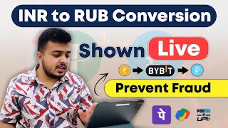 Conversion from INR to RUBLE  Safe amp Easy🤩  All methods of conversion [upl. by Enaywd]