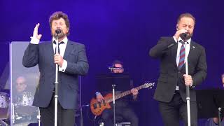 Alfie Boe amp Michael Ball  Tonight Tonight  Carfest South 250818 HD [upl. by Israeli617]