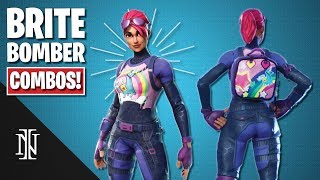 BEST BRITE BOMBER COMBOS in Fortnite [upl. by Neleag870]