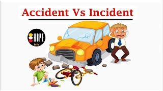 What is the Difference between Accident and incident  Accident Vs Incident with example [upl. by Ariaec]