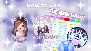 ALL HALO ANSWERS TO WIN THE NEW GLITTER FROST HALO❄️☃️ RoyaleHigh how to win the new halo [upl. by Bocaj]