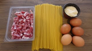 Pâtes Carbonara ‐ La recette à litalienne simplifiée  Ari Cuisine [upl. by Notsnhoj]