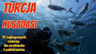 Turcja atrakcje Kusadasi 2024 kusadasi turkey diving wingsup efez itaka travel fish 4k [upl. by Tenneb552]