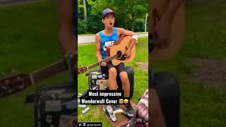 Most impressive Wonderwall Cover 🤩😳  Oasis [upl. by Christa]