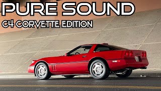 PURE SOUND C4 Corvette Edition Muffler Delete [upl. by Rosdniw673]