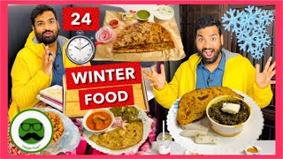 24 Hour Winter Food Challenge  Veggie Paaji [upl. by Harpole]