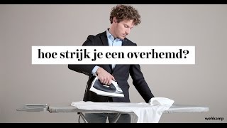 Wehkamp  Zo strijk je een overhemd [upl. by Ahsetan]