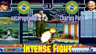 FT10 kof2002 satorogojoBR BR vs Charles Park BR King of Fighters 2002 Fightcade Oct 22 [upl. by Irehc]