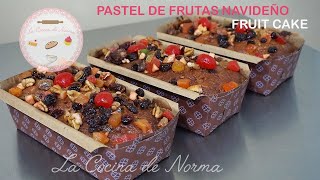 Fruit Cake Pastel de frutas navideño [upl. by Catrina]