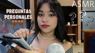 ASMR psicóloga te hace preguntas personales 🧠 roleplay [upl. by Eseer]