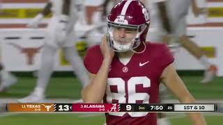 Alabama Punter Steals the Show [upl. by Huskey]