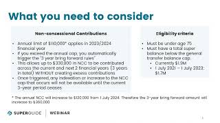 QampA Ive used the bringforward rule so when can I make more nonconcessional contributions [upl. by Sterling]