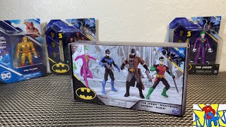 Batman Adventures TeamUp 4 Pack Amazon Spin Master 2023 Robin Nightwing Joker DC Future State [upl. by Hewe]