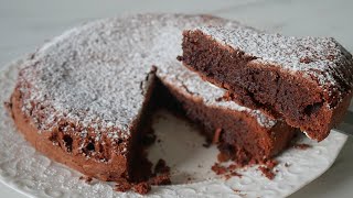 Recette Moelleux chocolat de Cyril Ligniac 5 ingrédients [upl. by Eedolem]