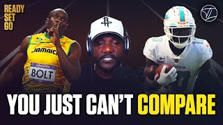 Justin Gatlin breaks down the REAL difference between NFL speed vs Track Speed 🔥👀 [upl. by Ramsden]