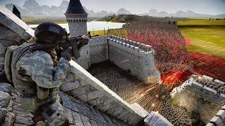 7700 Modern Soldiers Defend Fortress From 1 Million Zombies  UEBS 2 [upl. by Paluas]