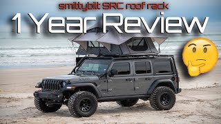 Smittybilt SRC roof rack review for Jeep Wrangler JL [upl. by Galer652]