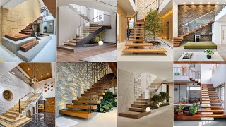 Top 50 modern home stairs designs 2024  Home interior staircase ideas  Latest Stairs 2024 [upl. by Trebron245]