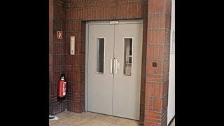 1958 beautiful Häfelein amp Windeck elevator at St Petrus hospital Bonn Germany [upl. by Inig]