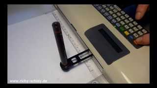 Architektur Scriber Plotter MAX quotCadliner CD850quot Test [upl. by Anyal]