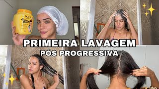 PRIMEIRA LAVAGEM PÓS PROGRESSIVA ✨ [upl. by Alison394]