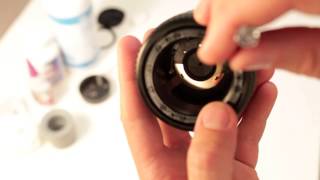 How to Clean Oil on a Aperture for Nikon 28mm 28 D AF Lens Part 22 [upl. by Kelila]