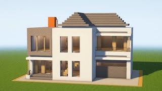 Minecraft  How to Make a 2 Storey Industrial House [upl. by Clement]