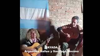 ARGENTINA SALLES Y SANTIAGO MORENO  EN VIVO  Payadas y milongas [upl. by Patience376]