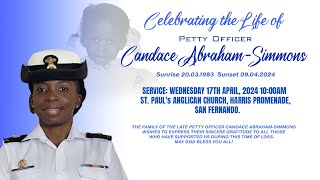 Celebrating the Life of Petty Officer Candace AbrahamSimmons [upl. by Maxy]