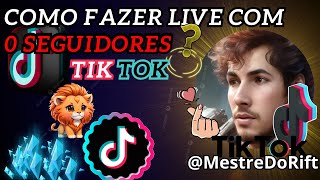 Como Fazer Live No TikTok Com 0 Seguidores [upl. by Notlih]