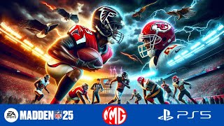 Falcons vs Chiefs in Madden 25 PS5 Who Wins 🏈 madden [upl. by Charbonneau]