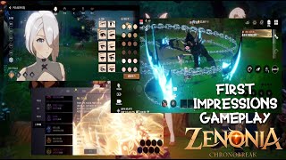 Zenonia Chronobreak First Impressions Gameplay  Mobile Games [upl. by Stroup]