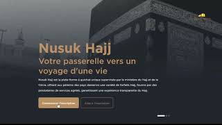 Inscription sur la plateforme Nusuk Hajj  Partie 1  Chaïma Travel [upl. by Lourie]