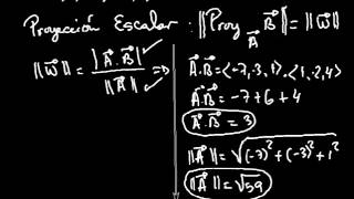 Proyección Escalar y Vectorial [upl. by Michaud]