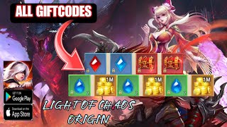 Light of Chaos Origin amp All 8 Giftcodes  How to Redeem Code Light of Chaos Origin [upl. by Anivram916]