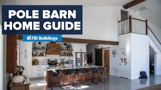 Building Your Pole Barn Home Essential Starting Points [upl. by Frida]