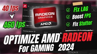 Best AMD Radeon Software SETTING for GAMING in 2024 [upl. by Dygall]