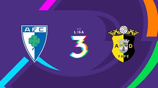 Liga 3 2ª jorn Série A Anadia FC 01 AD Fafe [upl. by Chesna361]