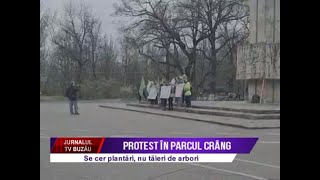 Protest in parcul Crang [upl. by Pulcheria]