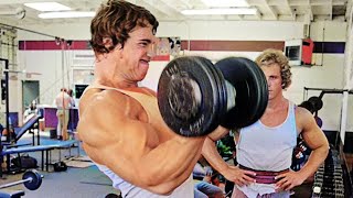 ARNOLD SCHWARZENEGGER KILLER BICEPS TRICEPS amp FOREARMS EXERCISES ARMS DAY WORKOUT ROUTINE FULL [upl. by Neomah]