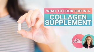 Collagen  What to Look for in a Collagen Supplement  Dr J9 Live [upl. by Mastrianni]