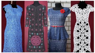 Ideas de vestidos de crochet muy bonitos y modernos [upl. by Iatnohs]