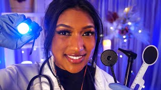 ASMR  Full Doctor CheckUp Scalp Check Eye Exam Ear Cleaning Medical Roleplay for Sleep [upl. by Mauri]