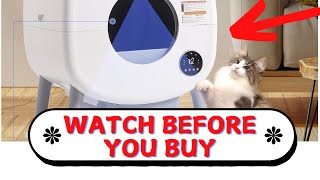 Honest Review Self Cleaning Cat Litter Box link in description [upl. by Eineg]