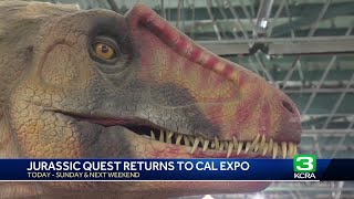 Jurassic Quest returns to Cal Expo [upl. by Silyhp]