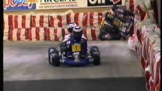 Go Kart racing Schumacher and Prost ParisBercy 1994 [upl. by Wilser]