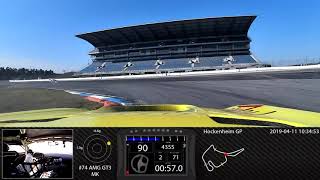 GT3 Hockenheim Onboard 13891 HTP Mamba Mercedes AMG GT3 Driver Martin Konrad [upl. by Arbed]