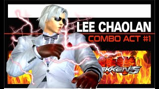 Tekken 5  Lee Chaolan Combo Act  1  leechaolan viral gaming trending tekken5 [upl. by Poll]